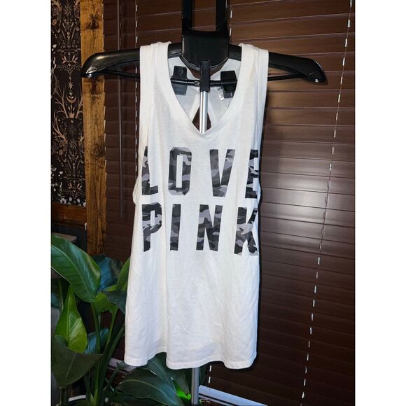Pink camo Victoria Secret Tank - Picture 1 of 3